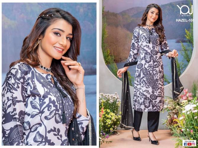 Hazel By You Digital Printed Readymade Suits Catalog